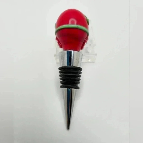 BOTTLE STOPPER With Ceramic Winter ⛄ Snow Bird Top - Picture 3 of 5